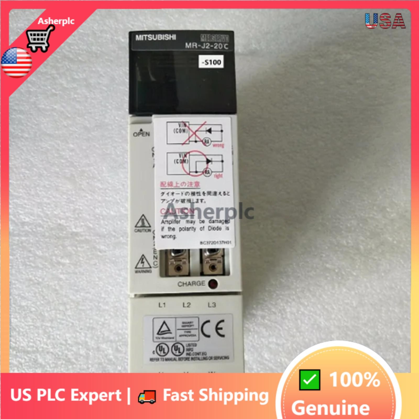 NEW MITSUBISHI AC SERVO DRIVER MR-J2-20C-S100