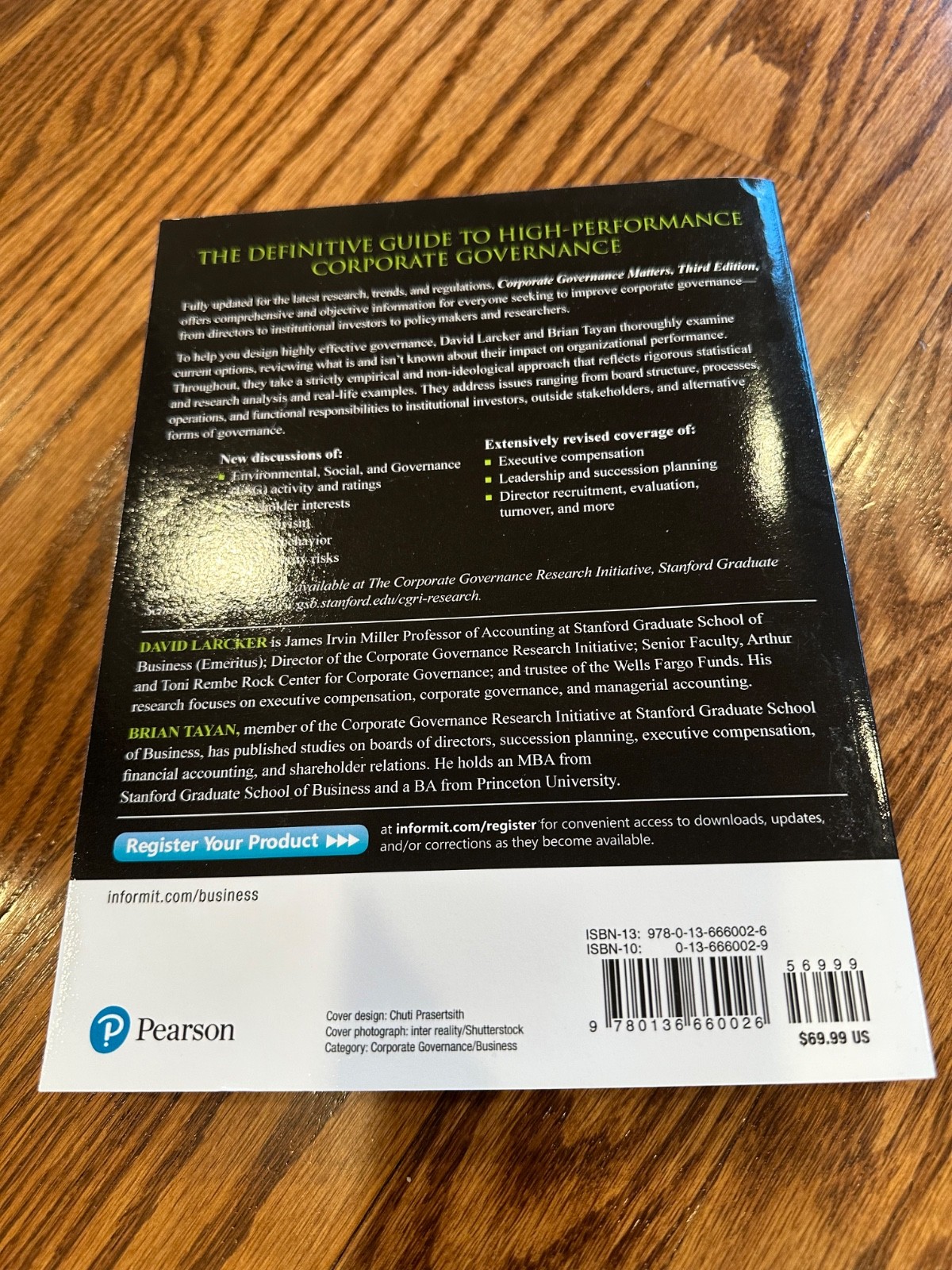 Corporate Governance Matters by David Larcker and Brian Tayan (2020 ...