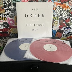 New Order Substance Red Blue | eBay