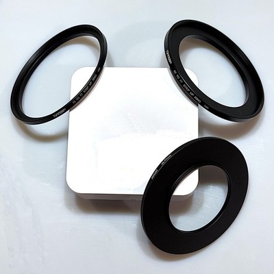 Set of 2 Tiffen 72-77 62-77 1 Sensei 49-77mm Step Up Adapter Rings USA Excellent