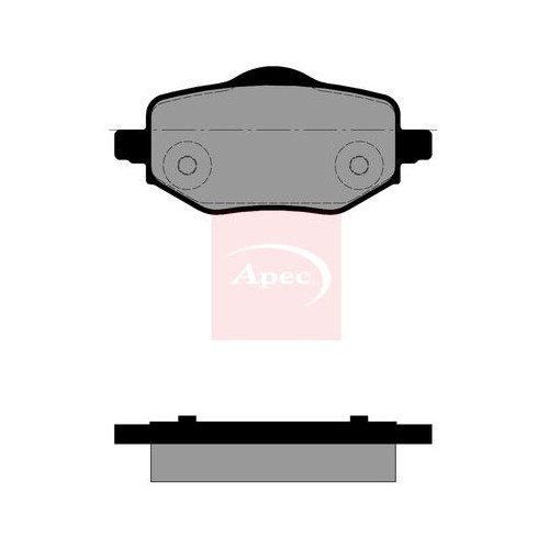 For FIAT 600e / 600 365 364 2023 on BRAKE PADS (REAR) (R90) PAD2498
