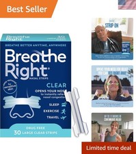 New Clear Large Nasal Strips for Better Breathing