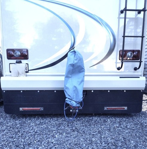Heavy Duty Rubber RV Mud Flap Rock Guard Rear Coach Trailer Tow Shield ...