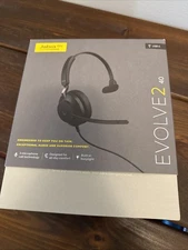 Jabra Evolve2 40 Stereo Headset (UC, USB-C) - Black