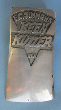 1900's Polished Steel Miniature Keen Kutter Axe Head-Salesman Sample Sized