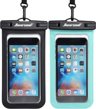 2-PACK Waterproof Phone Pouch for iPhone 16 15 14 Pro Max, IPX8 Dry Bag 8.3"