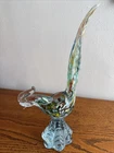 Murano Archimedes Seguso Vintage Glass Pheasant Excellent condition 1960's