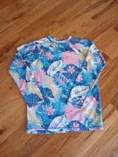 UV SKINZ Swim Shirt 14 Long Sleeve 50 UPF Rash Guard Stretch