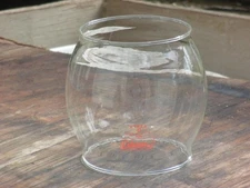 Red Marked Coleman Pyrex Bulged Globe for 242, 200, 200A & Similar Lanterns