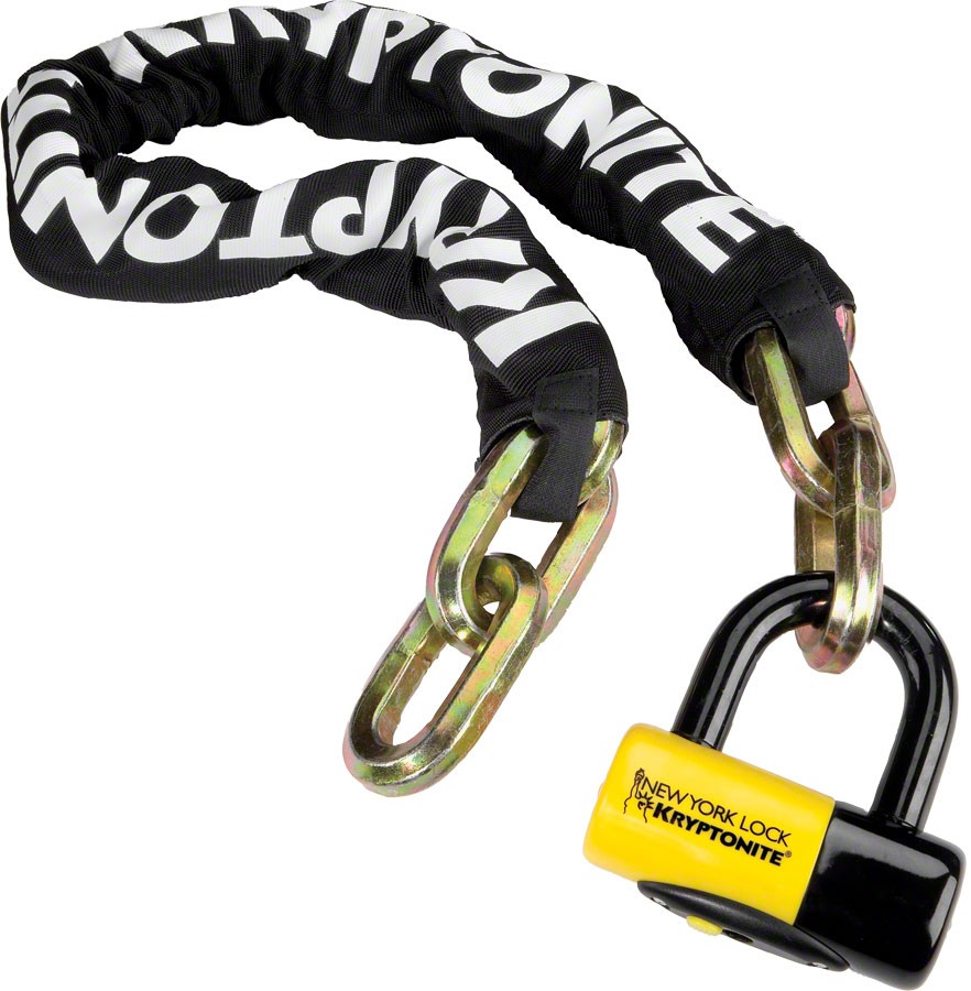 Kryptonite New York Fahgettaboudit 14mm Hardened Steel Chain - Disc Lock Set 40690₽