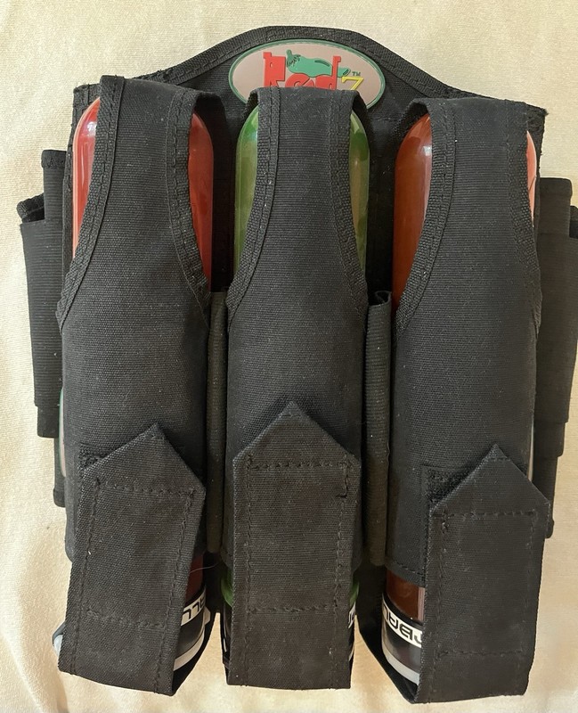 Redz Paintball 3+2 Pod Pack-W/Small Comfort Belt-3 Pods