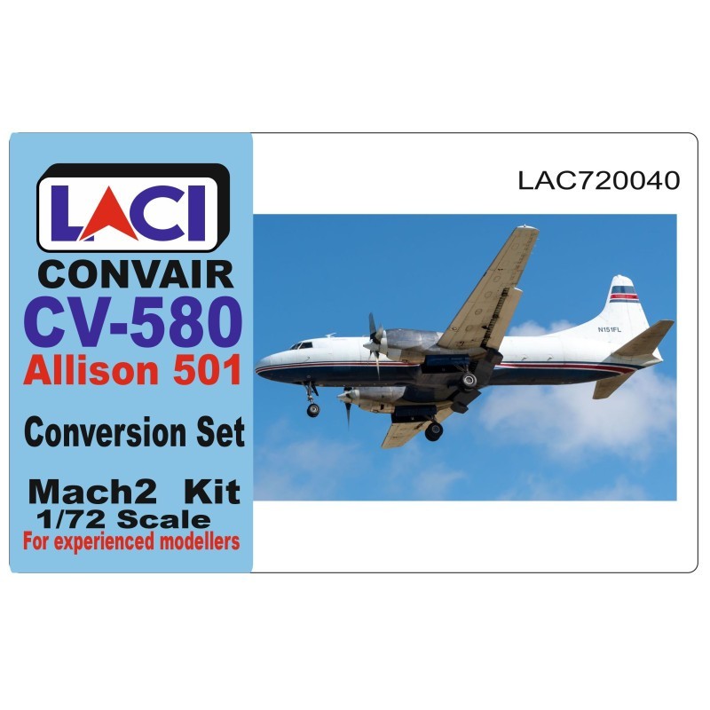 1/72 LAC720040 Convair CV 580 Set for Mach2 model kit