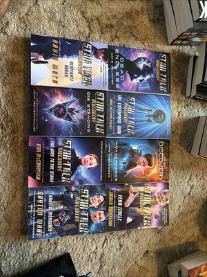Star Trek Discovery Book Lot of 8 Paperbacks SciFi Novels Pocket Books Gallery