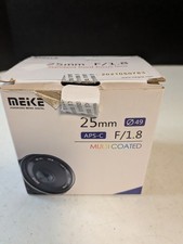 Meike 25mm F1.8 Mirrorless Cameras APS-C Multi Coated Exec Standard MFT Mount