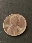 1958 D Wheat Cent With Blank Reverse Error