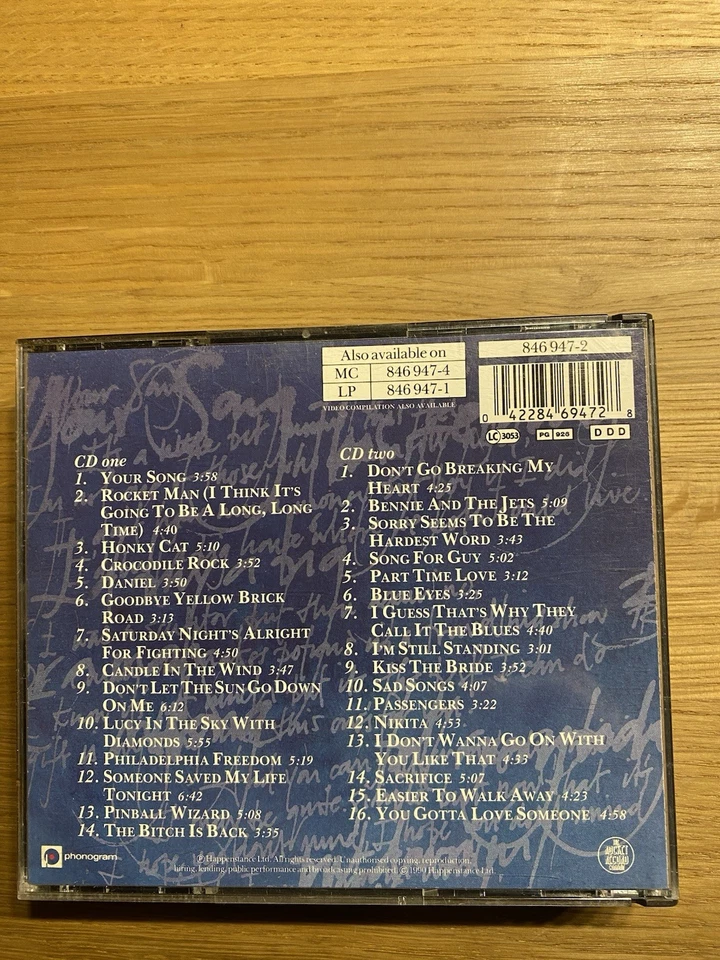 The Very Best Of Elton John — 2-CD  mit großen 30 Hits Titelliste - Bild 2 von 4