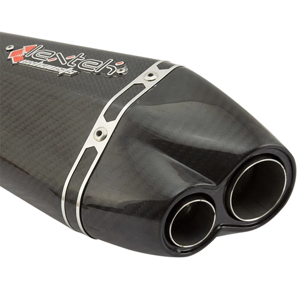 Lextek Carbon Fibre XP13CL Exhaust Silencer 210mm 51mm (Left Hand) - Image 2 of 4