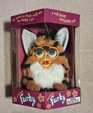 Furby Tiger Electronics Vintage Tiger Stripe W/ Blue Eyes Brand New