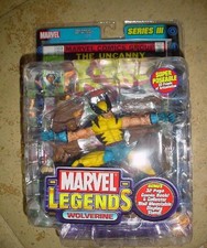 MARVEL LEGENDS TOY BIZ WOLVERINE SERIES 3 COLLECTIBLE ACTION FIGURE COMIC BOOK