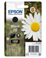 Epson Original Tintenpatrone Schwarz (C13T18014012)
