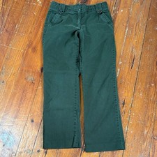 Talbots Dark Green Casual Wide Leg Pants Size 6