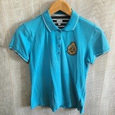 Musto sailing club polo shirt size age 12 light blue