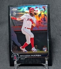 Brandon Marsh Rookie RC 2022 Topps Chrome Ben Baller Edition Card #133 Phillies. rookie card picture