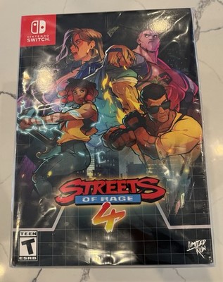  Streets of Rage 4 Collector's Edition For Nintendo Switch SEALED  