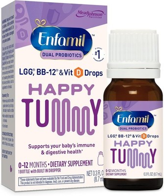 Enfamil Dual Probiotic Infant Daily Drops 0.3oz Immune Digestive Support