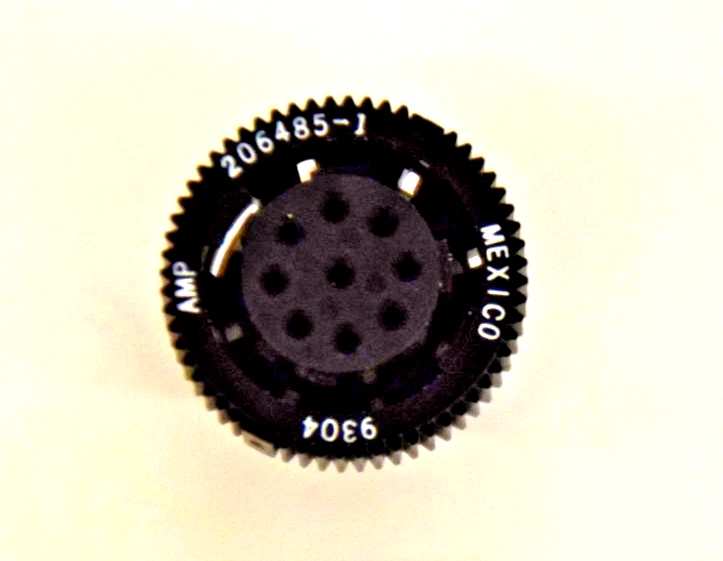 PKG of 4    Tyco Amp #206485-1 Inline Conn.Housing, 9 position     FREE SHIP - Image 2 of 2