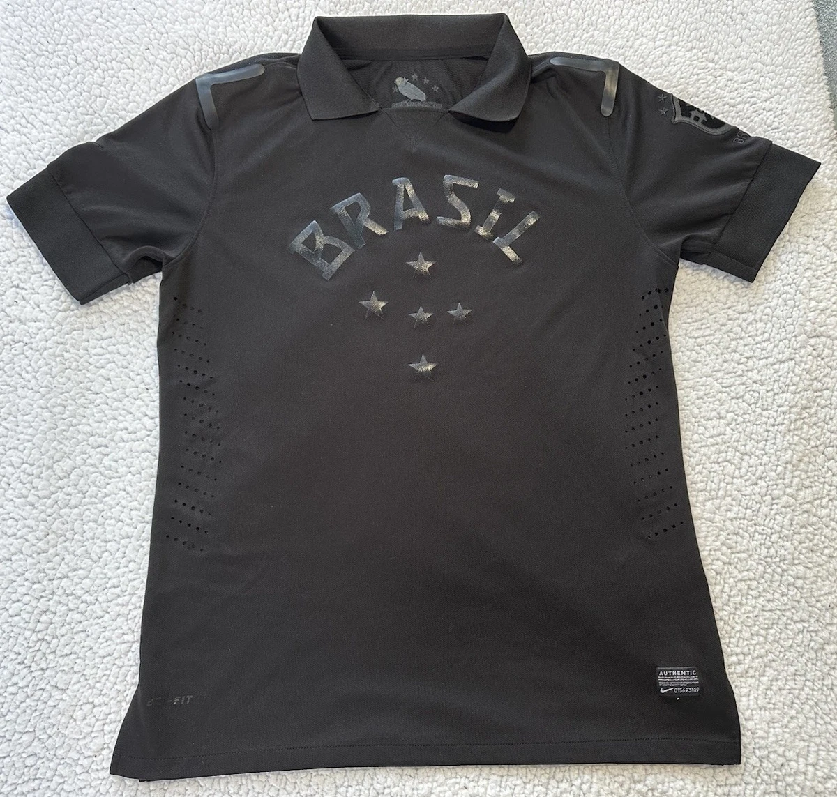 Brazil Black National Team Soccer Fan Apparel & Souvenirs for sale