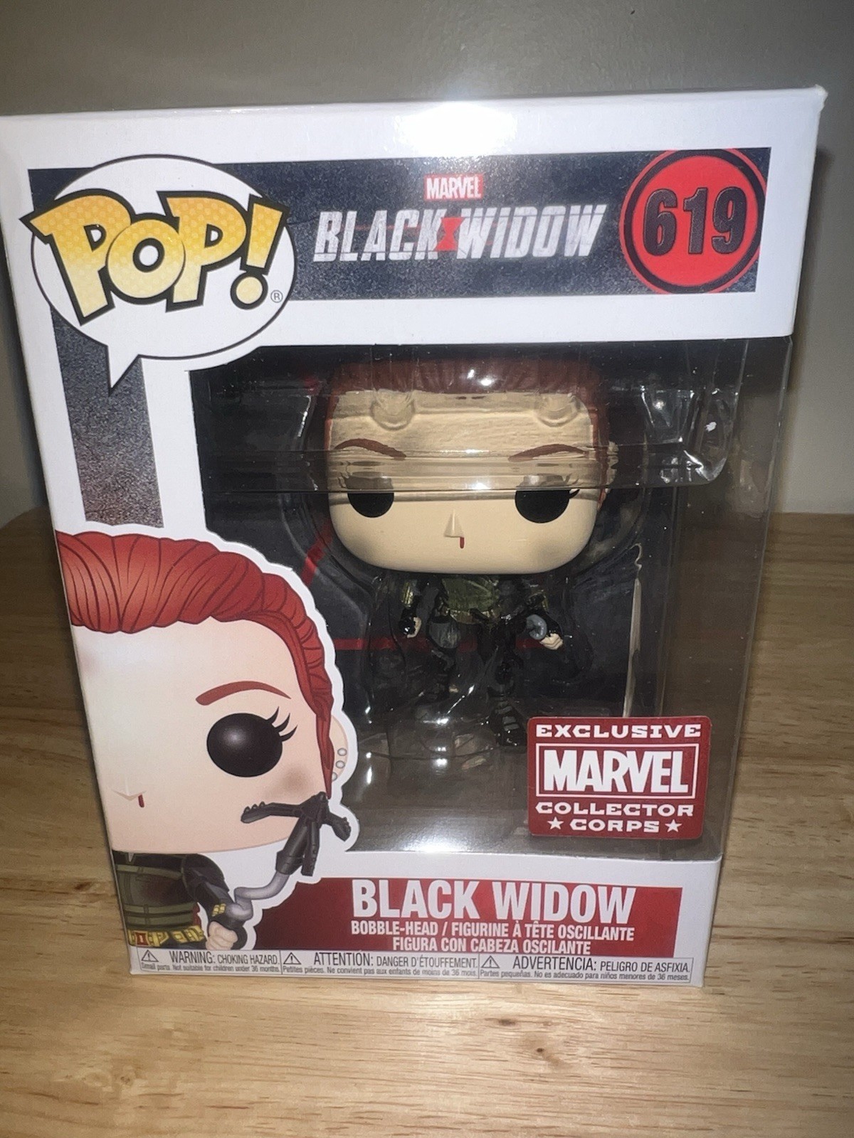 Funko Pop Black Widow Movie 619 Marvel Collector Corps 2020 