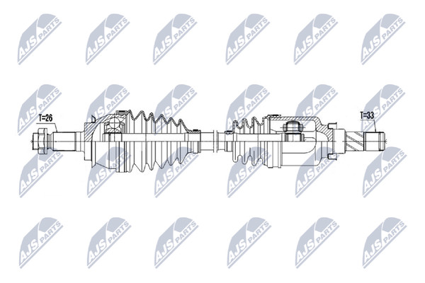 Antriebswelle NTY NPW-BM-243 FüR Mini R50 R53 R52 Cooper One-image