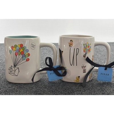 #ad #ad Rae Dunn Disney Pixar UP Mug Set Adventure Is Out There House Carl Russell 2pc $39.00