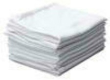 4 pack White Flour Sack Towel 100 Cotton 28" x 28" Cut Size
