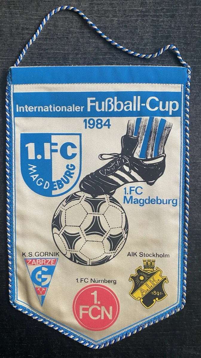 Fanion Vintage Magdeburg (DDR) – Années 70 – Équipe De RDA – Neuf