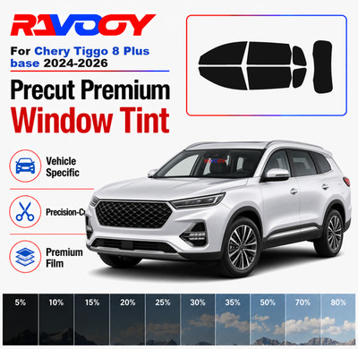 Pre Cut Car Window Tint For Chery Tiggo 8 Plus base 2024-2026 Nano-Ceramic Film