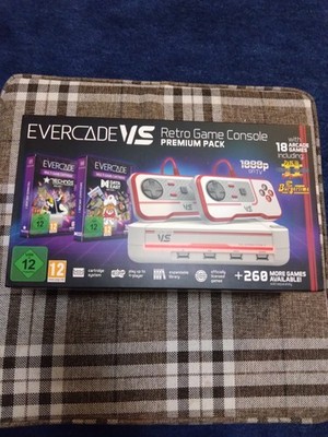 Blaze Evercade VS - Premium Pack Retro Konsole plus 2 Module 18 Spiele