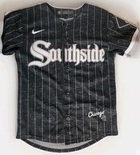 Official Nike MLB Boy's Black Chicago White Sox Soutside 74 Jersey Size Small