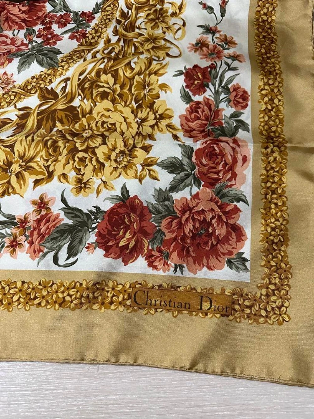 Christian Dior grande écharpe 88cm 34