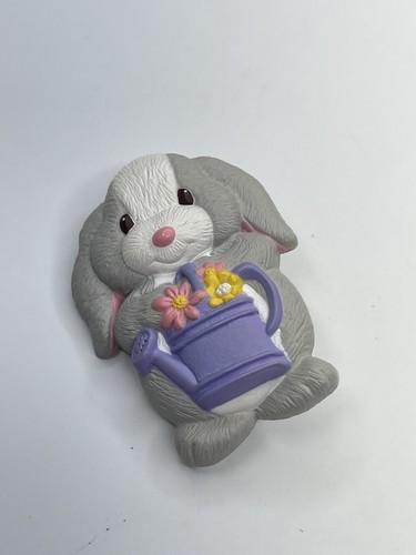 Broche prendedor de Pascua Hallmark conejito pato primavera vacaciones huevo flora vintage lote de 6 - Imagen 2 de 16