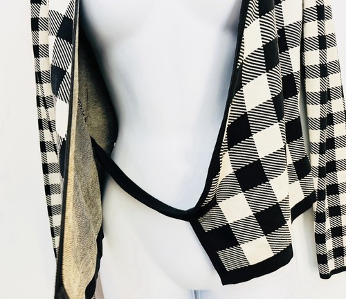 Diane von Furstenberg DVF Kyla Wickelbluse Kimono Damen P/S Seide Baumwolle kariert - Bild 8 von 17