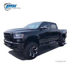 Extension Style Fender Flares Fits Ram 1500 2019-2025 Full Set, Paintable Finish