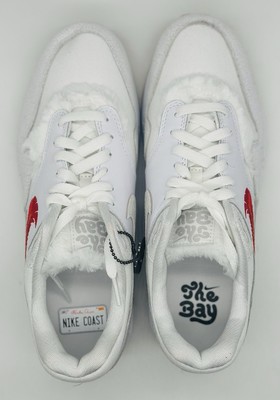 NEW Nike Air Max 1 PRM ‘The Bay’ White University Red FJ4451-100 Men’s Sz Multi Nike Air Max 1 PRM The Bay Men main image 2