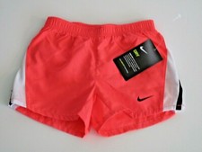Nike Little Girl's 4 Bright Pink Running Athletic Soccer Shorts Lined Panty