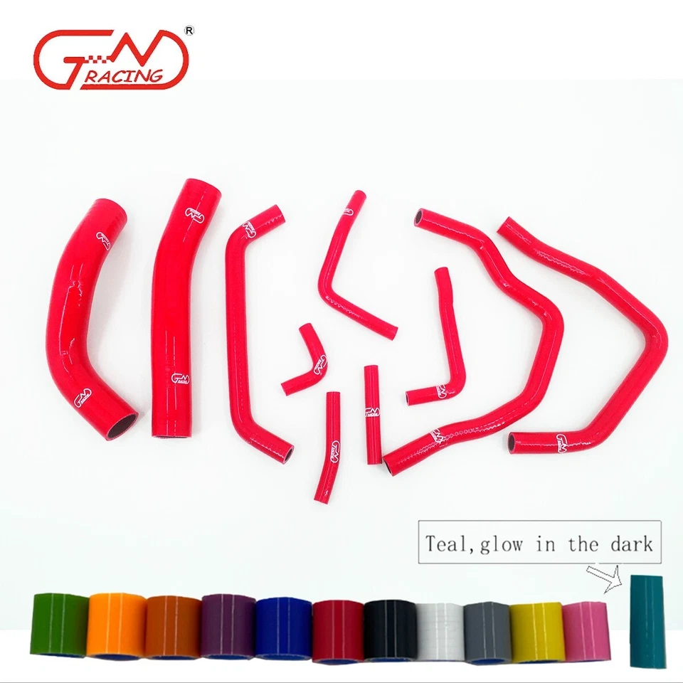 Kit de manguera de calentador de radiador de silicona Fit 90-97 Toyota Land Cruiser HDJ80 HDJ81 4,2 L Foto 3 de 4