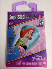 Ariel Disney Princess SuperSled Nylon Frameless Kite 32 Wide/Large Free Shippin