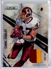 2010 Rookies and Stars Materials Black Prime Longevity #146 Chris Cooley /25