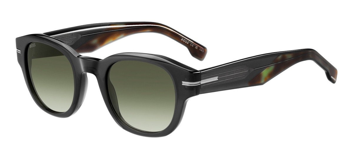 BOSS Sunglasses 1717/S KB7 (8Z) Grey/Green Shaded Antireflex  display picture 2