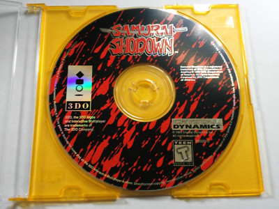 Samurai Shodown 3DO authentic - poor condition, scratches